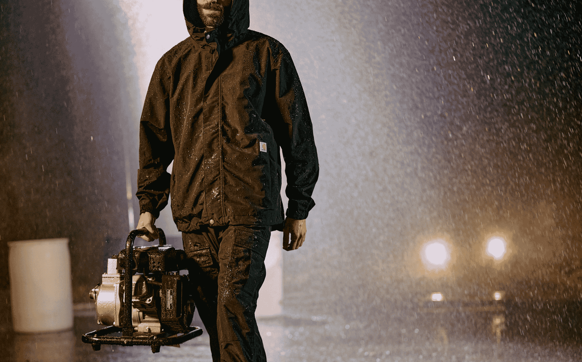 Man Got His Carhart Clothing Dirty Working On A Job Site And Needs To Know How To Wash It Properly