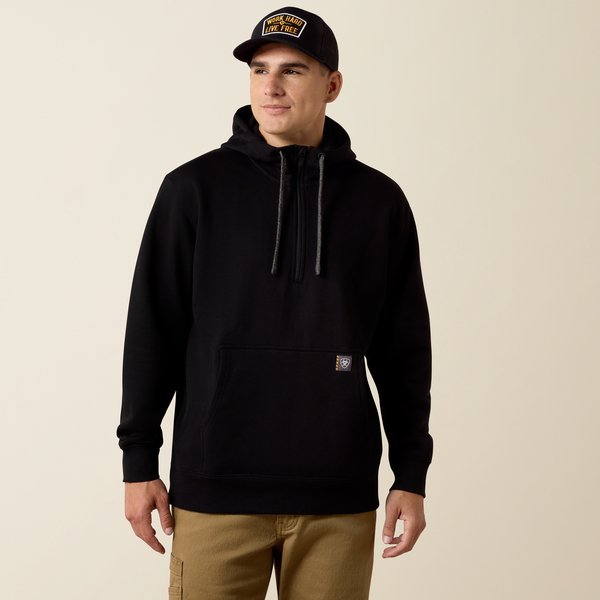 Rebar Workman 1/4 Zip Hoodie - Image 2