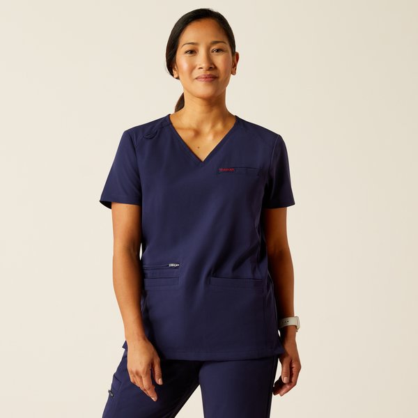 WMS Clara 6 Pocket Scrub Top - Image 3
