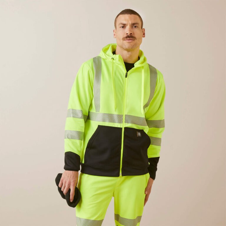 Rebar Hi-Vis Zip Hoodie 10041796