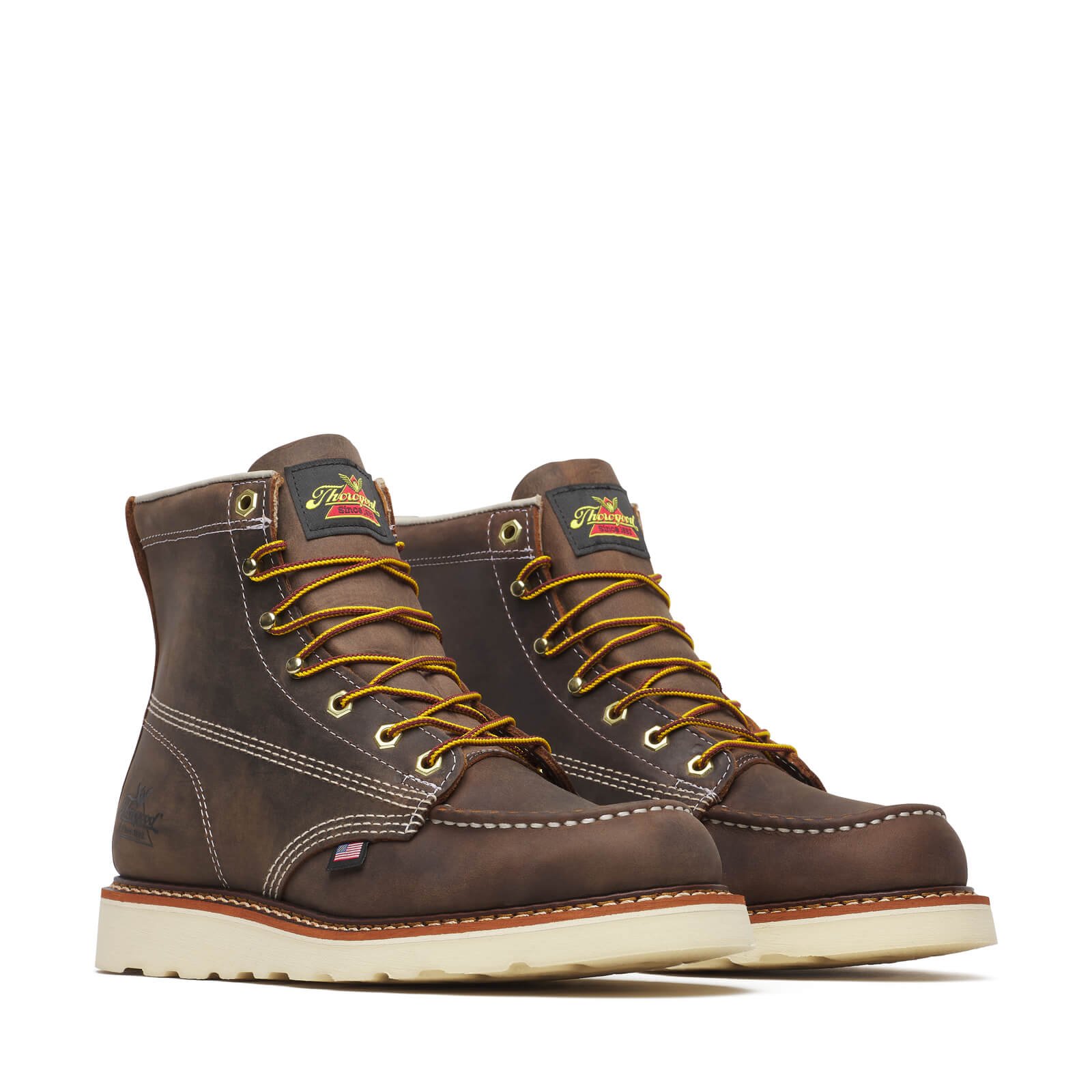 6" BROWN MOC TOE 814-4203