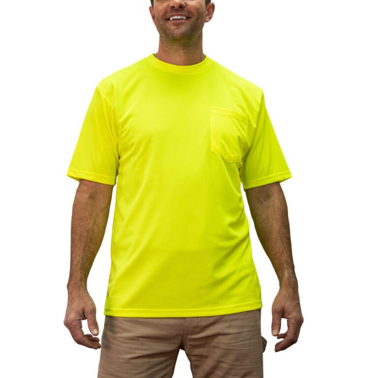 HI VIS SS WAFFLE T 818