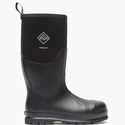 Steel Toe Muck Boots CHS000A-BLK