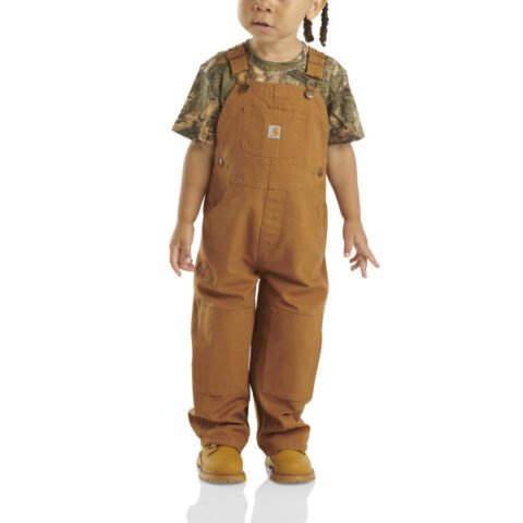 Kids Brown Cnvs Bib Overall CM8609
