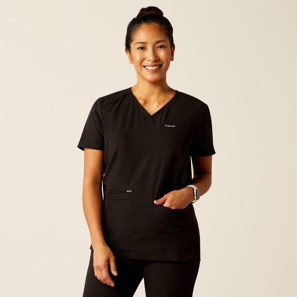 WMS Clara 6 Pocket Scrub Top - Image 2