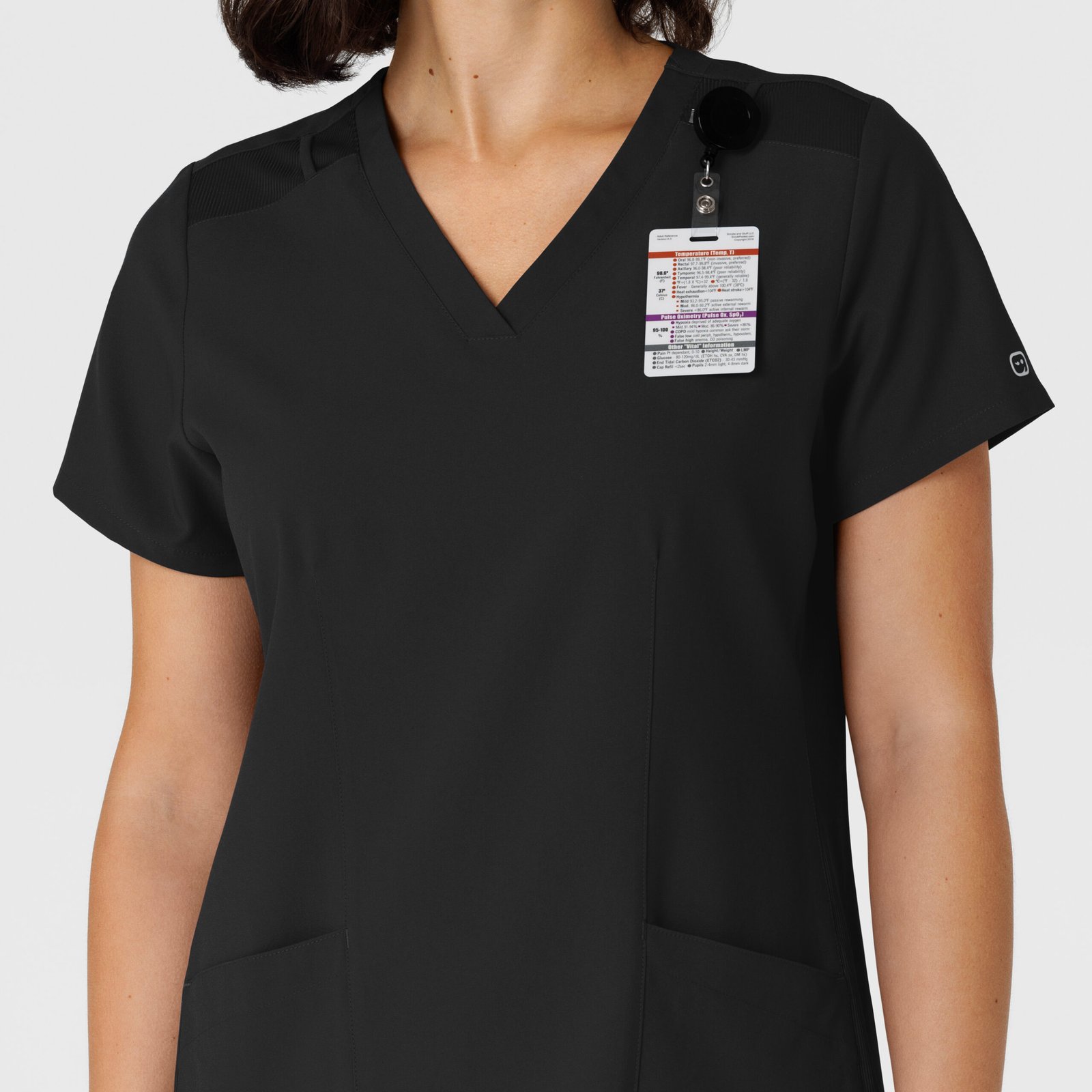 W123 Women's Flex-n-Reach V-Neck 6145 - Image 4