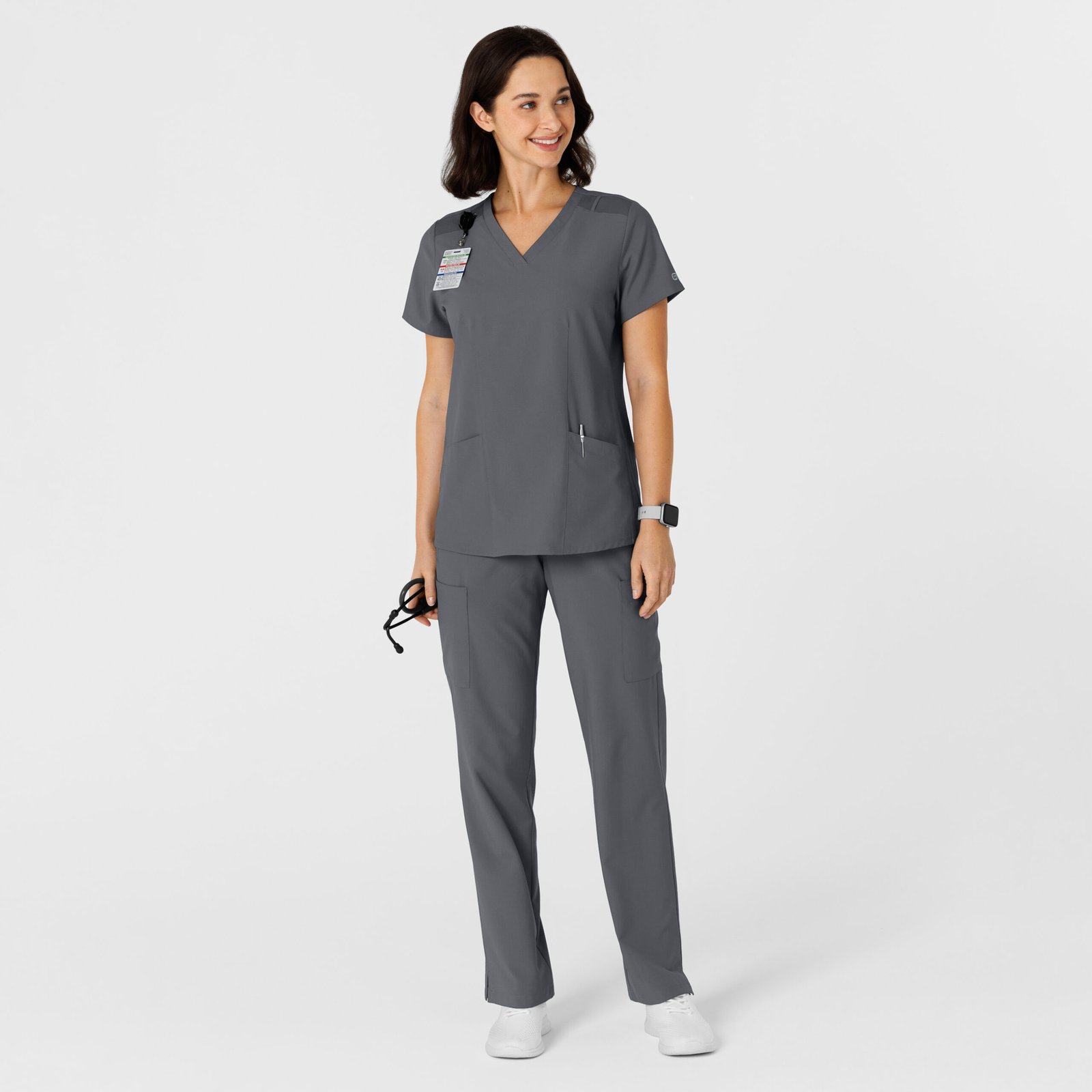 W123 Women's Flex-n-Reach V-Neck 6145 - Image 13