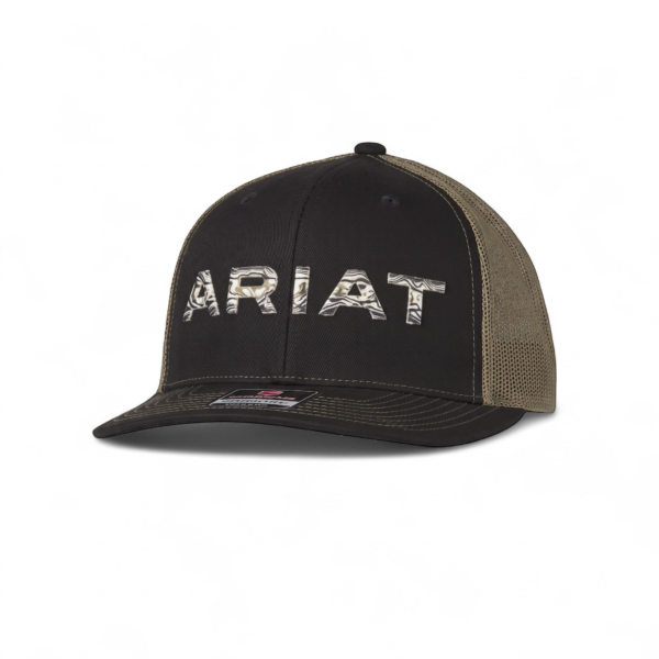 Ariat Embroidered Logo Black Green