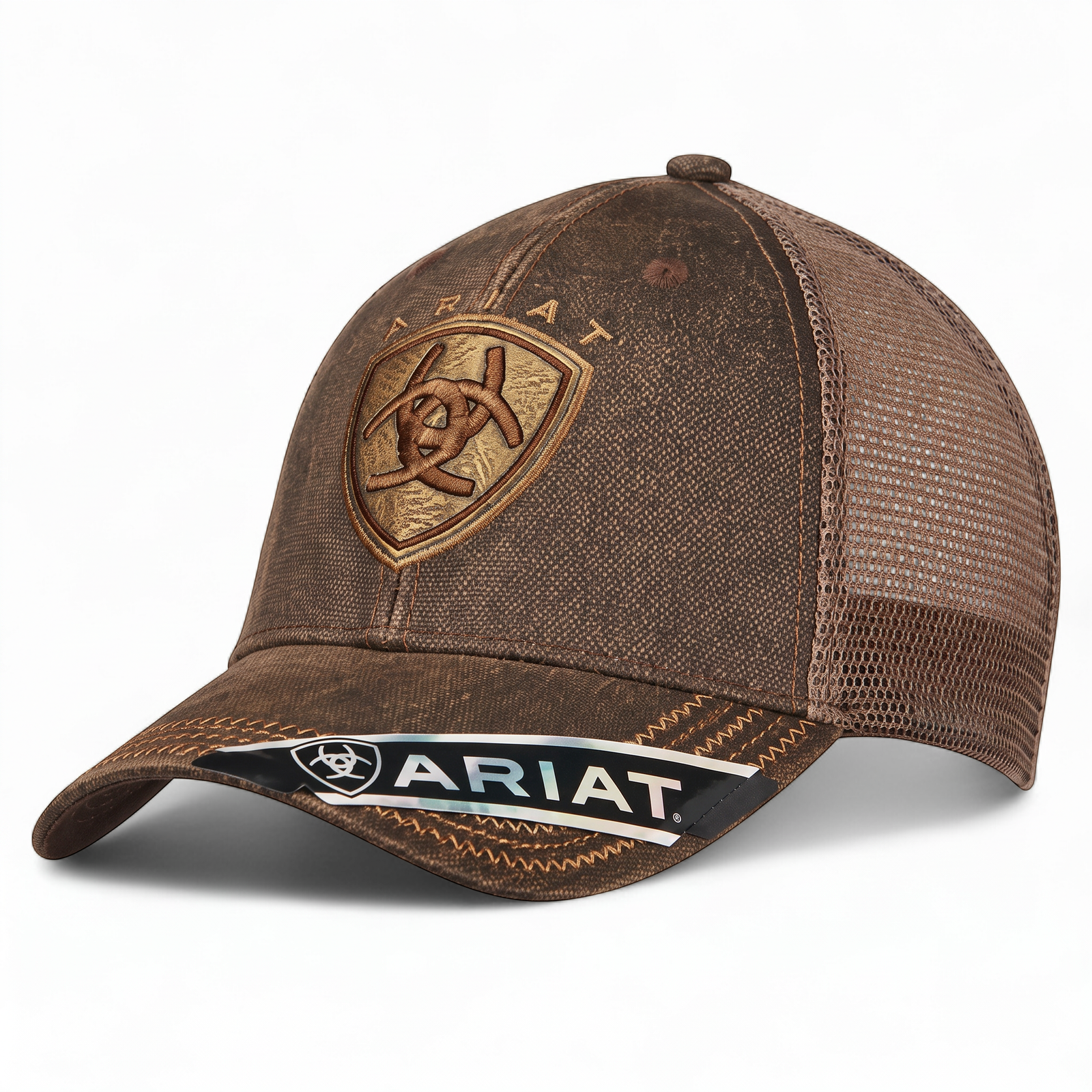 Ariat Mens Ball Cap Brn