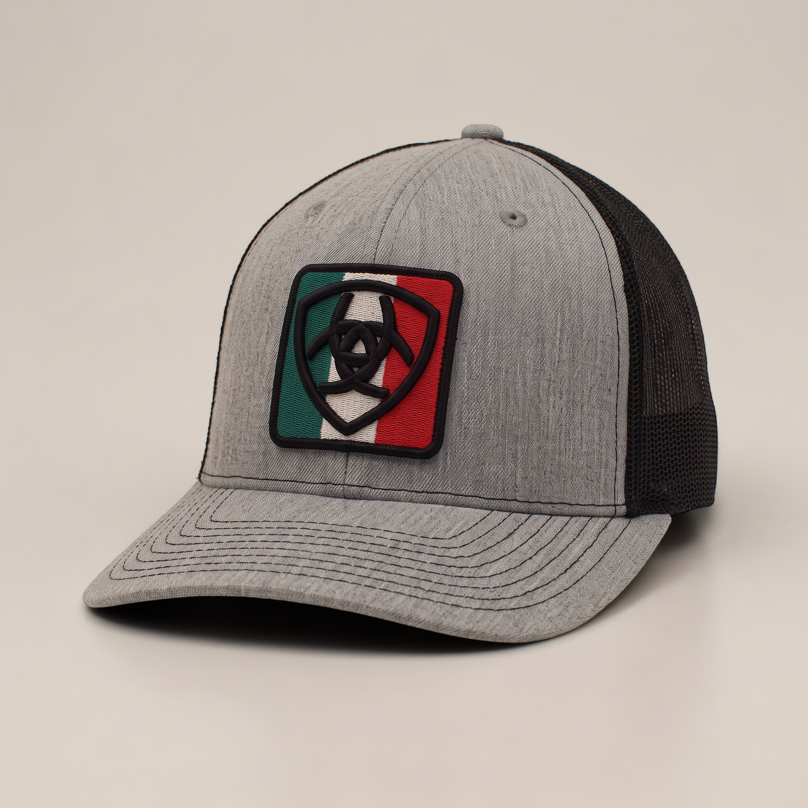 Ariat Shield Mexico Flag Grey