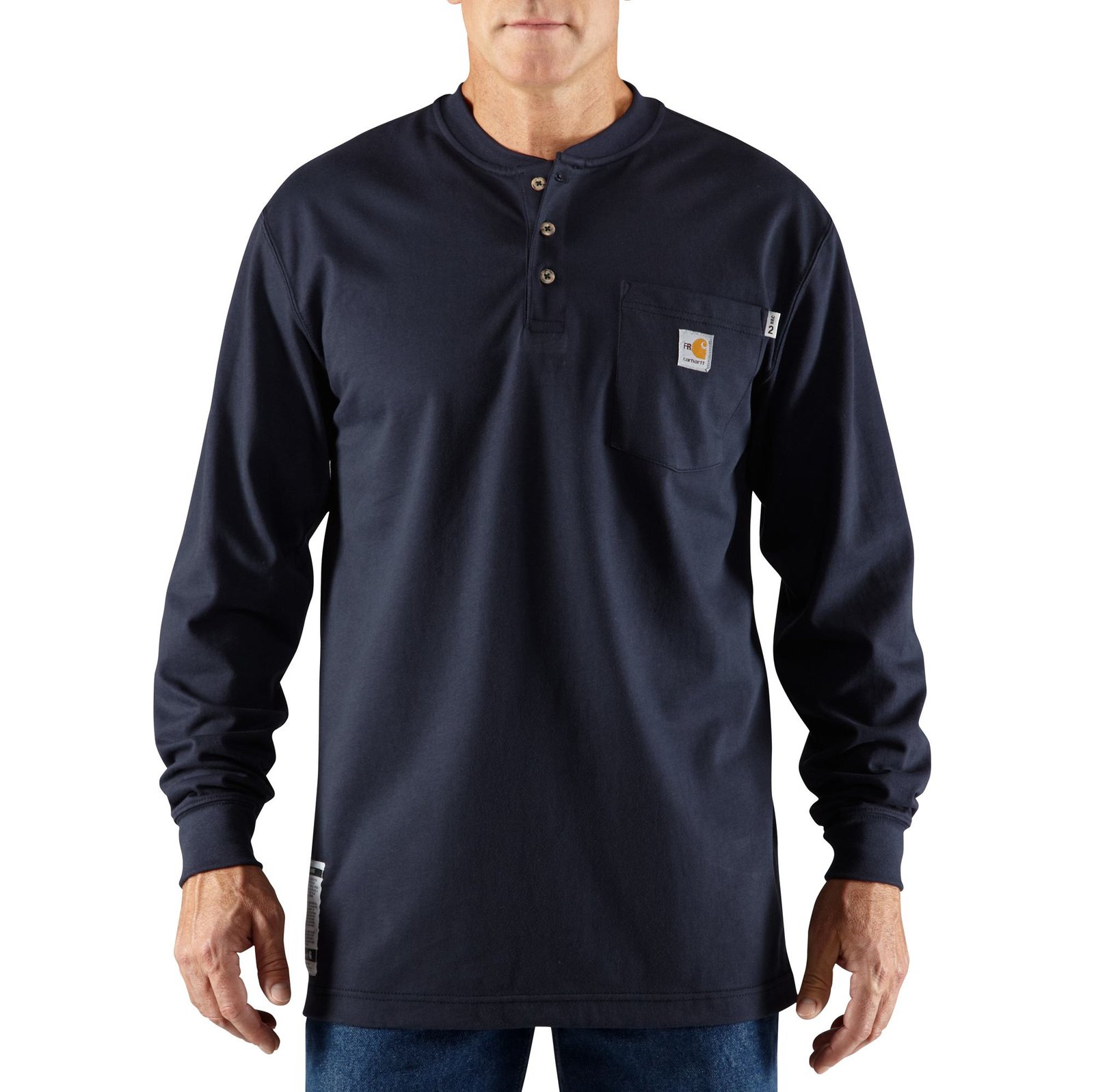 FR LS Henley Shirt 100237 - Image 2