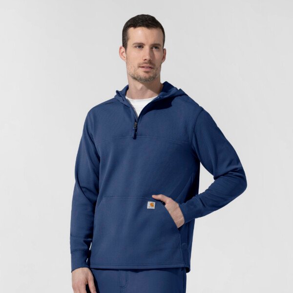 1/4 Zip Waffle Hoodie C83008